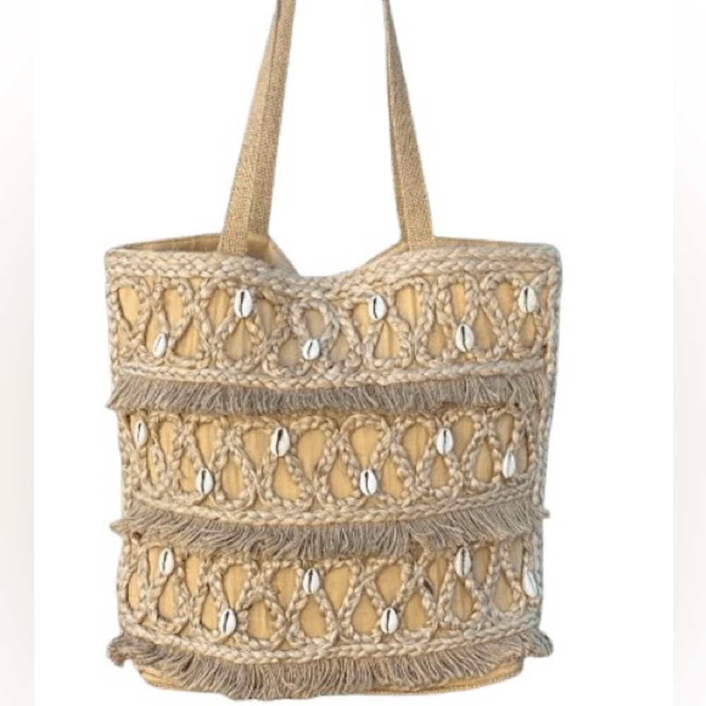SALT + Umber Seashell Tote Bag